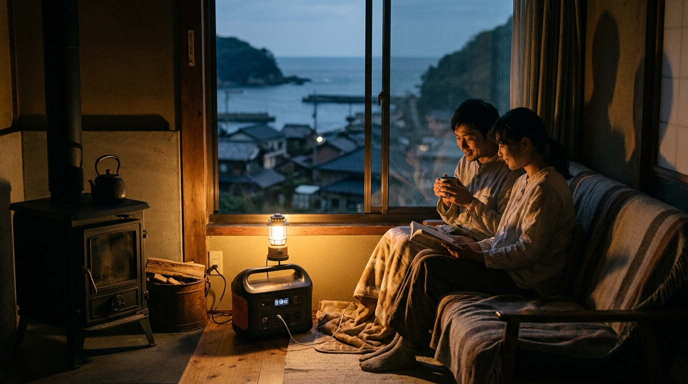 【体験談】停電した別荘で助けられたご夫婦の話