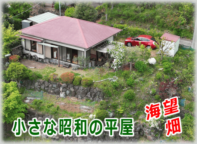 「海を望む段々畑付き！伊東市富戸の平屋物件」のメイン画像