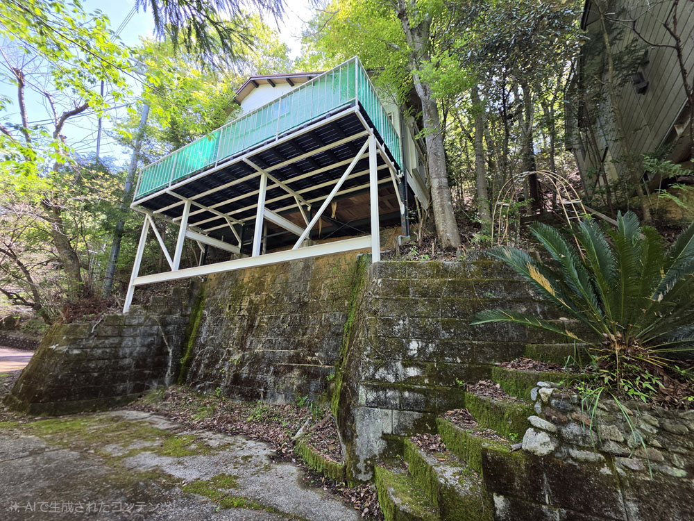 「森の中のウッディ調別荘！九度山町東郷の別荘物件」のメイン画像