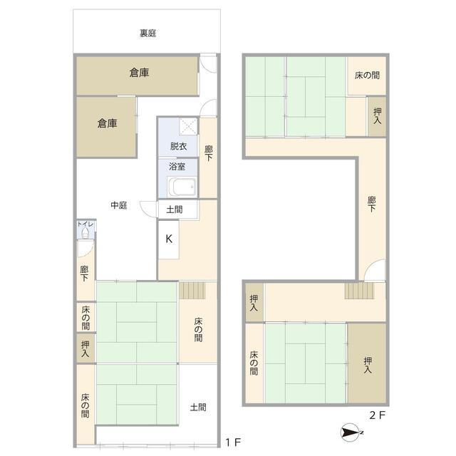 「八頭郡智頭町 大字智頭 (智頭駅) 2階建 3SLDK」のメイン画像
