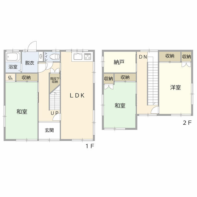 「西多摩郡瑞穂町 箱根ケ崎西松原 (箱根ケ崎駅) 2階建 2DK」のメイン画像