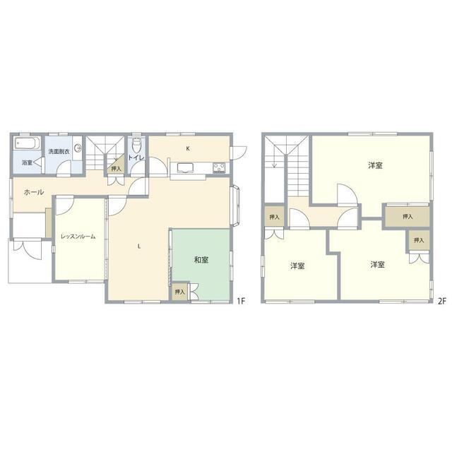 「米子市 富益町 (弓ケ浜駅) 2階建 5LDK」のメイン画像