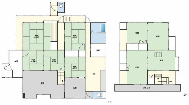 「倉吉市 上古川 2階建 9DK」のメイン画像