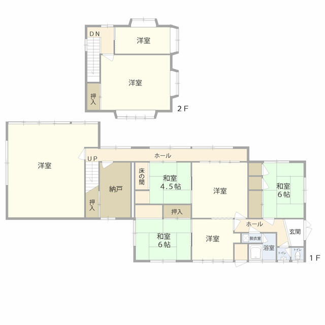 「八頭郡智頭町 大字智頭 (智頭駅) 2階建 6SLDK」のメイン画像
