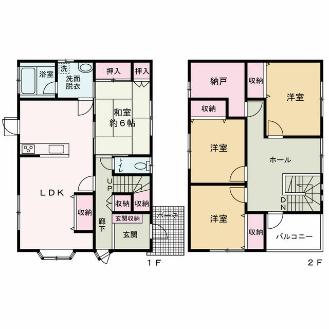 「八頭郡八頭町 坂田 (因幡船岡駅) 2階建 4LDK」のメイン画像