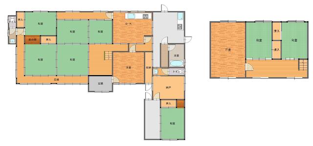 「東伯郡琴浦町 大字槻下 2階建 10SDK」のメイン画像