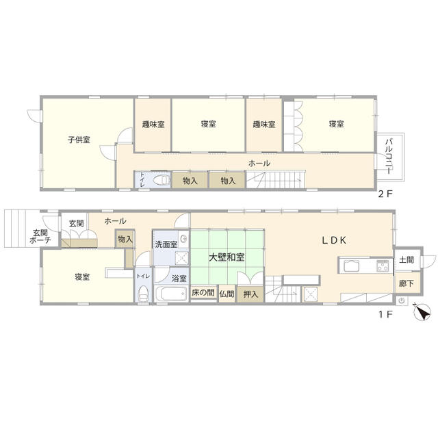 「倉吉市 鍛冶町１丁目 (倉吉駅) 2階建 5SLDK」のメイン画像
