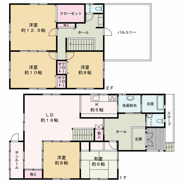 「鳥取市 吉成 (鳥取駅) 2階建 5LDK」のメイン画像