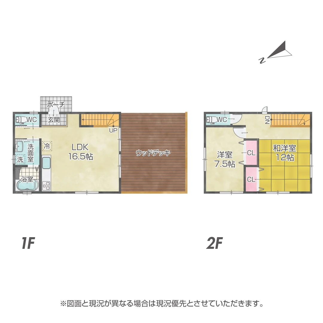 海を望む広いウッドデッキ！白浜町堅田の温泉付きリゾート別荘物件の画像2