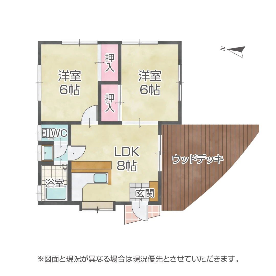 広々ウッドデッキで森の隠れ家気分！伊賀市槇山の平屋別荘物件の画像2