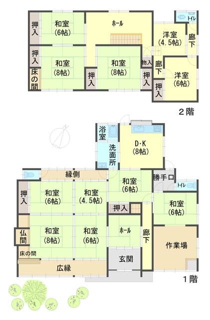 倉庫付きで利便性抜群！丹波市青垣町西芦田の2階建物件の画像2