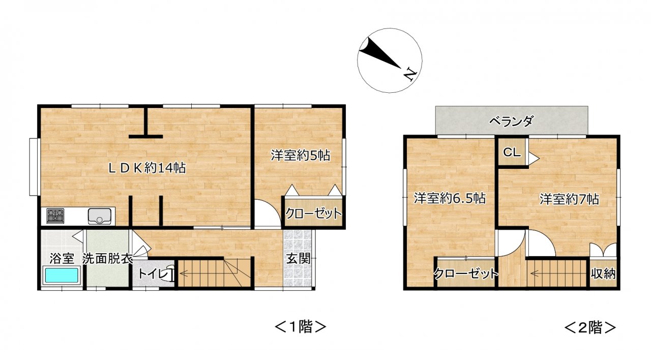 広々庭付き＆水回り新品！山口市吉田2800-11の中古住宅物件の画像2