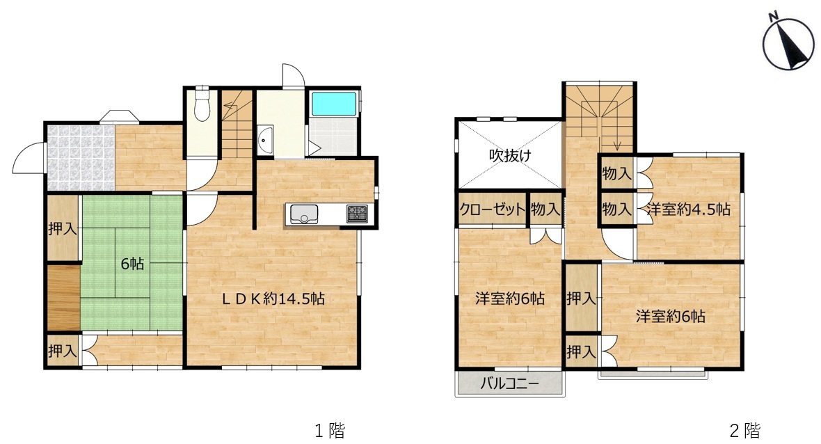 ピカピカの新調設備！山口市大内矢田南5丁目33-11の中古住宅物件の画像2