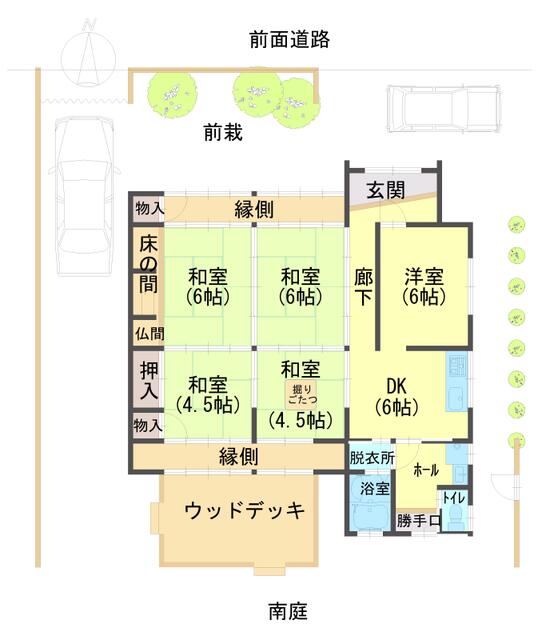 老後も暮らしやすい平屋建住宅！丹波市春日町下三井庄の1階建物件の画像2