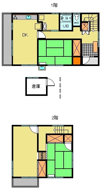下関市豊浦町大字室津下　中古住宅３DKの画像2