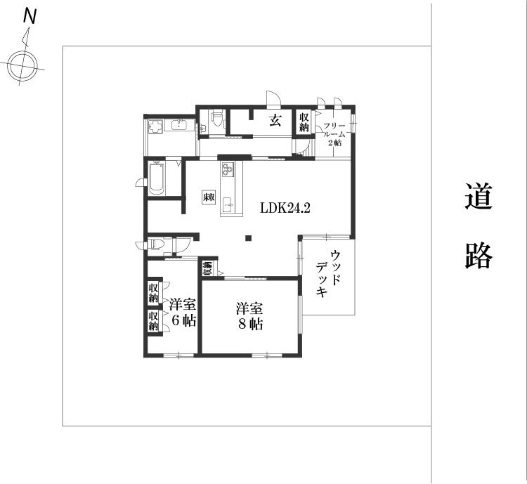 京丹波町実勢大平-平屋の戸建の画像2