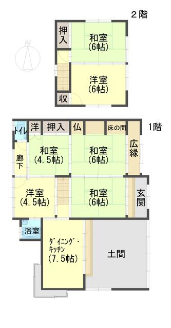 土間のあるお家！丹波市春日町野上野の2階建物件の画像2