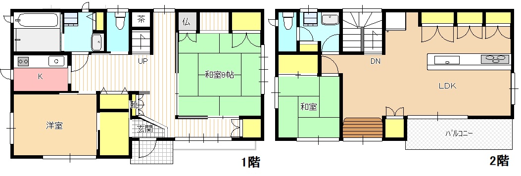 2世帯住宅向！天竜峡ICまで車で約1分の画像2
