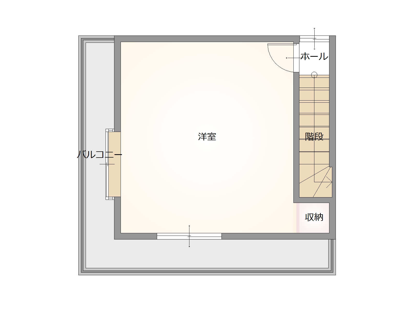 解放感溢れる広い庭付き！美祢市伊佐町伊佐字小林の中古住宅物件の画像3