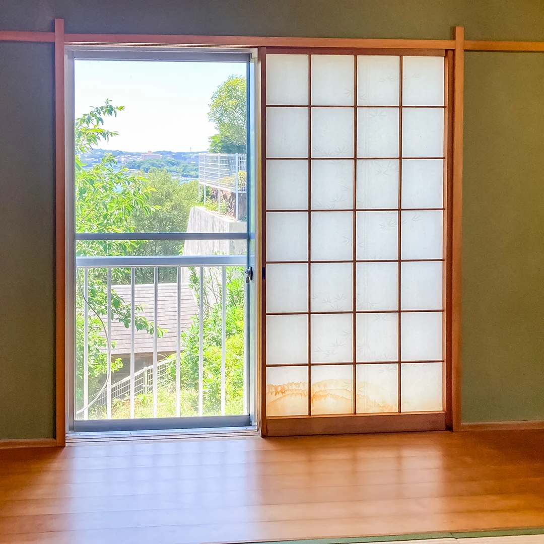 和歌山県白浜町堅田 2階和室から海を望む、温泉付き中古別荘の画像12