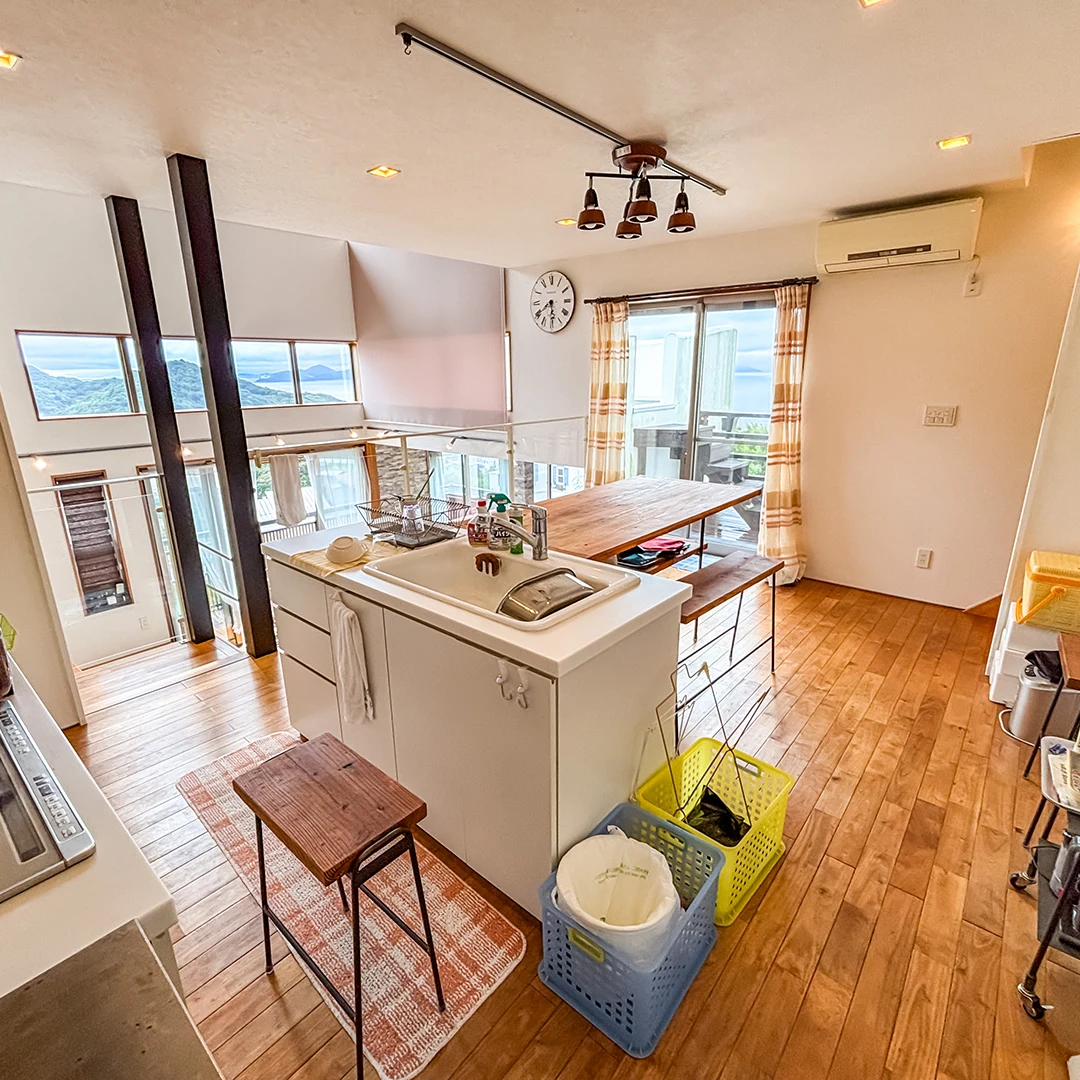 雄大な海を望むスキップフロア！南あわじ市阿那賀のオーシャンビュー別荘物件の画像15