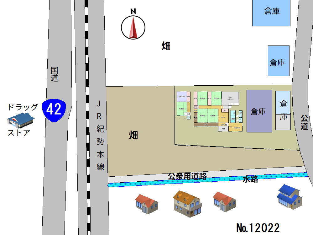 米や野菜作りに最適！御坊市湯川町丸山の農家住宅物件の画像17