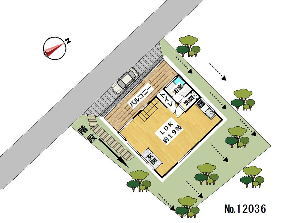 森の中のウッディ調別荘！九度山町東郷の別荘物件の画像17