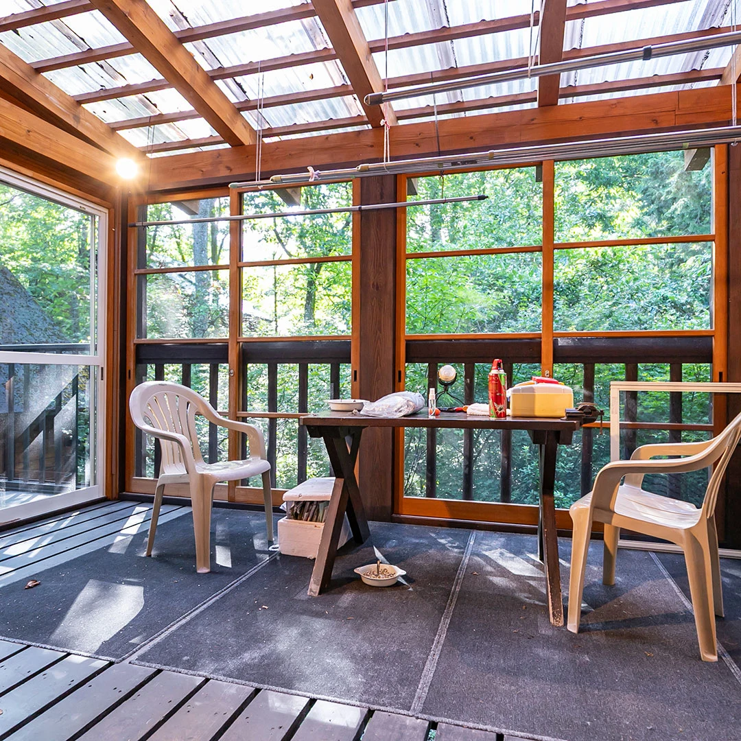 囲炉裏小屋のある庭が魅力！高島市マキノ町のログハウス物件の画像18