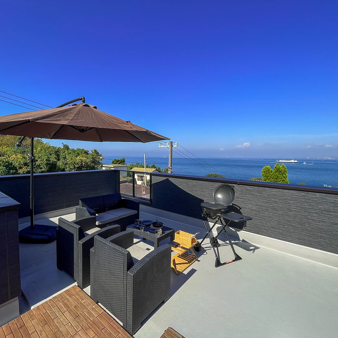 海を望む屋上バルコニーと半露天風呂付き！淡路市野島江崎の住宅物件の画像18