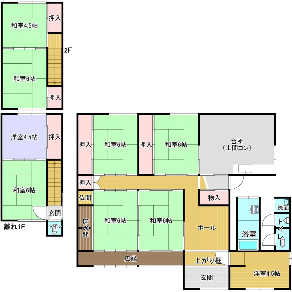 米や野菜作りに最適！御坊市湯川町丸山の農家住宅物件の画像18