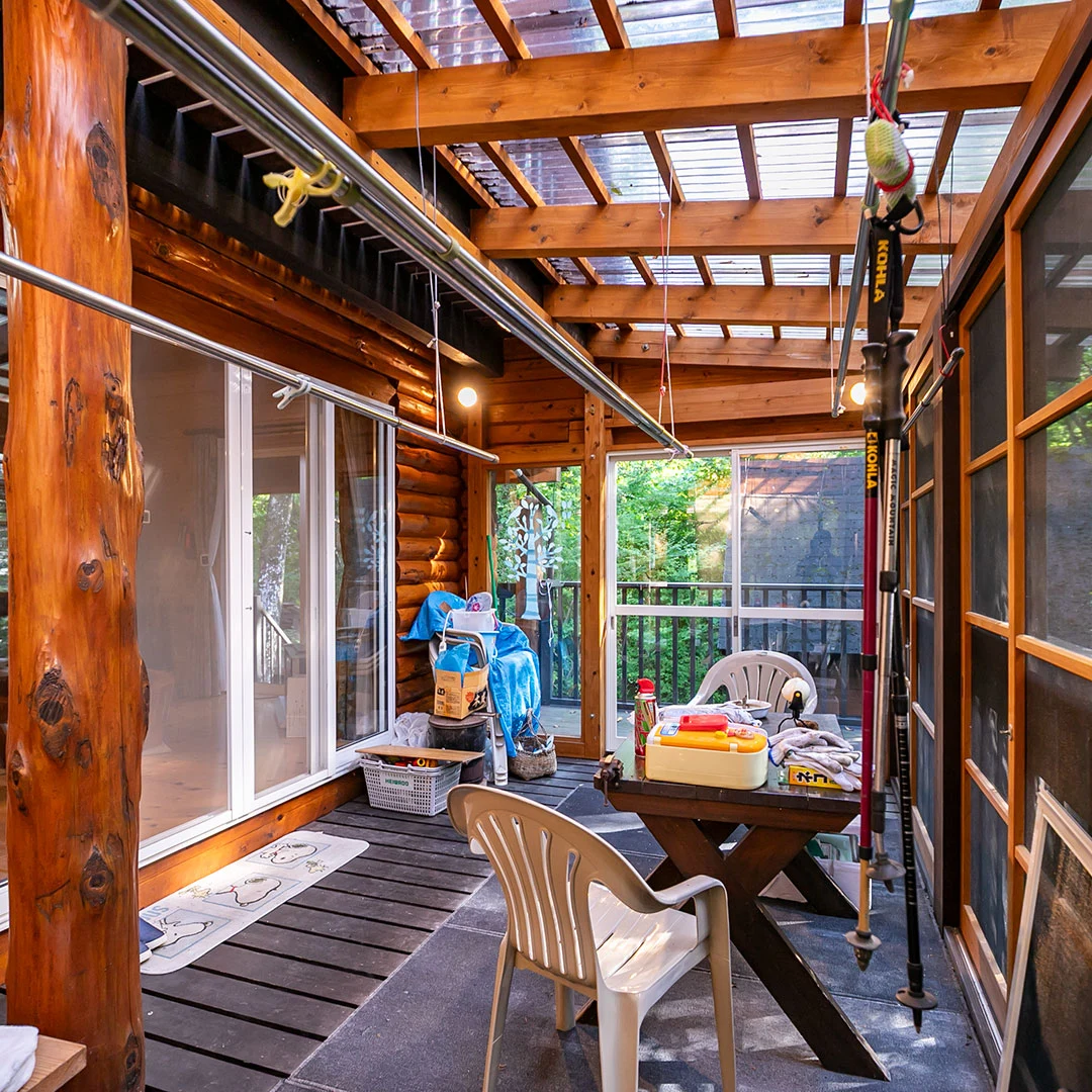 囲炉裏小屋のある庭が魅力！高島市マキノ町のログハウス物件の画像19