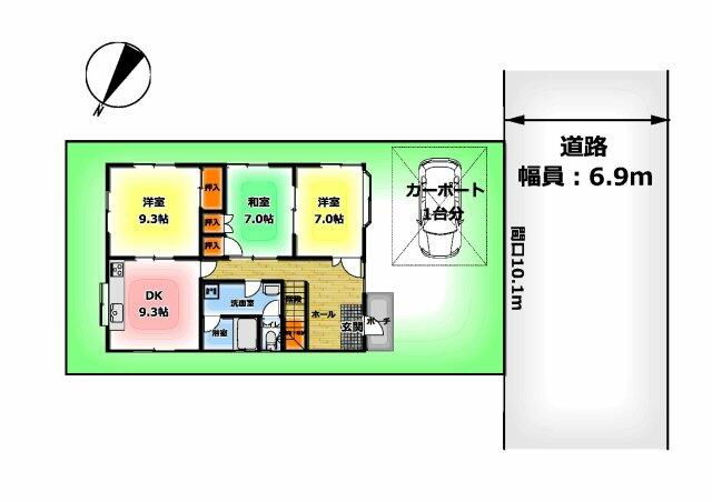倉吉市 東鴨新町 (倉吉駅) 2階建 7DKの画像25
